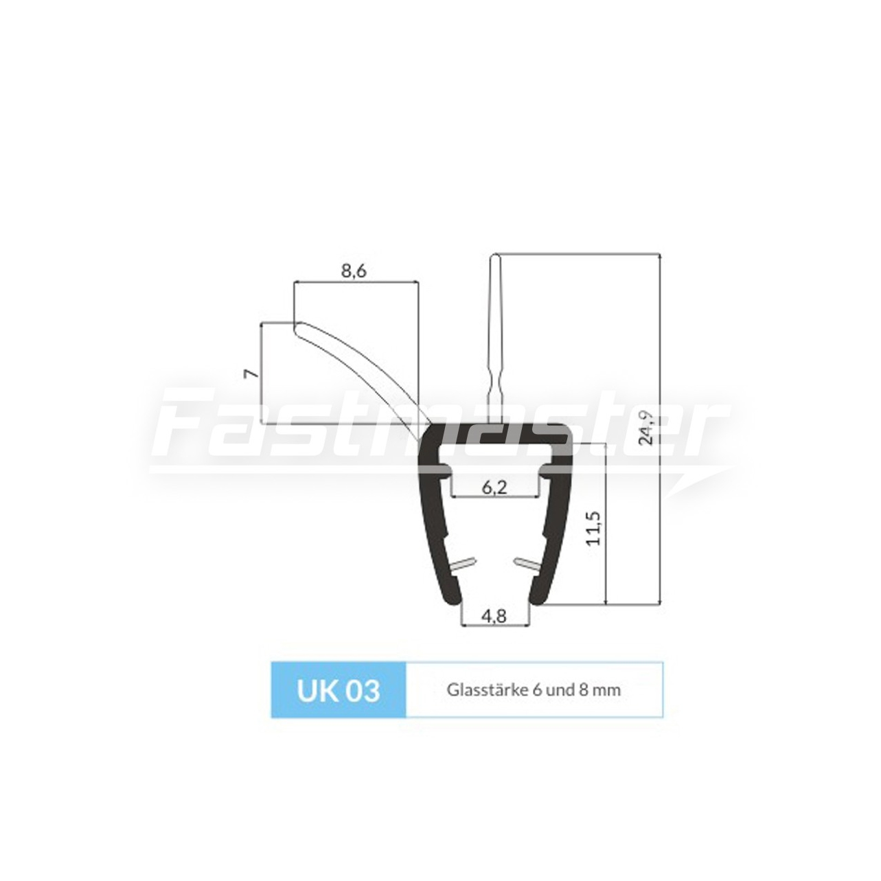 UK01 Duschdichtung Wasserabweiser Ersatzdichtung Duschprofil Duschtrdichtung Bad